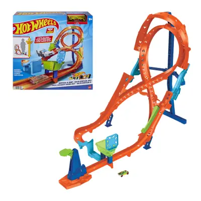 Hot Wheels vertikální osmičková dráha 68 cm