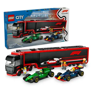 LEGO® City 60445 Kamion F1® s vozy F1® RB20 a AMR24