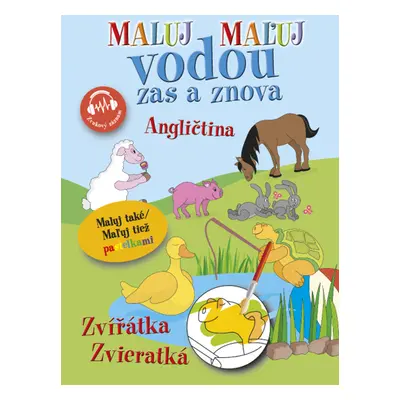 Maluj vodou zas a znova Angličtina Zvířátka