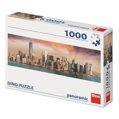 Puzzle 1000 Manhattan za soumraku panoramic