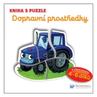 Kniha s puzzle Dopravní prostředky