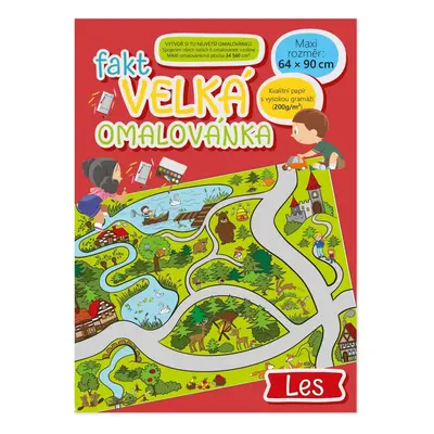 Fakt velká omalovánka Les