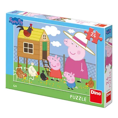 Puzzle Peppa Pig Slepičky 24 dílků