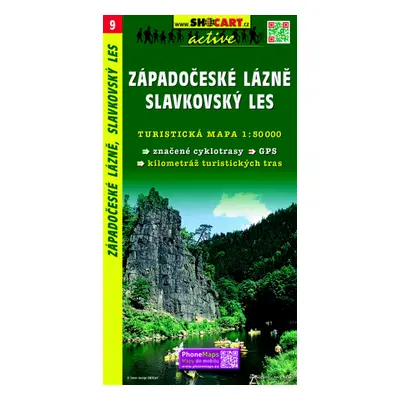 Západočeské lázně Slavkovský les 1:50 000