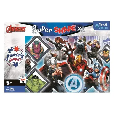 Puzzle Super Shape XL Avengers 104 dílků