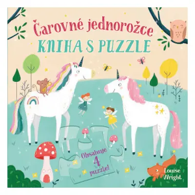 Čarovné jednorožce Kniha s puzzle