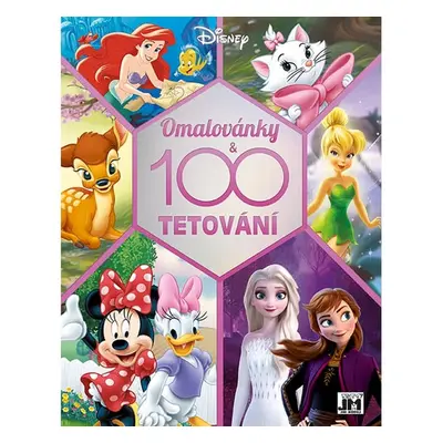 Omalovánky & 100 tetování Disney holky