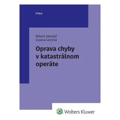 Oprava chyby v katastrálnom operáte