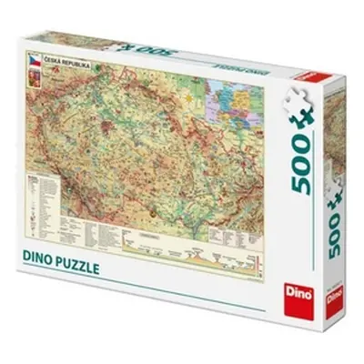 Puzzle 500 Mapa České republiky