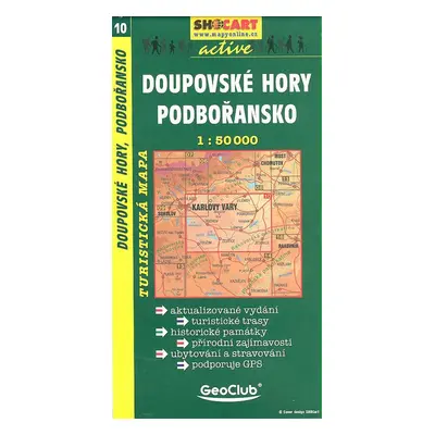 Doupovské hory, Podbořansko 1:50 000