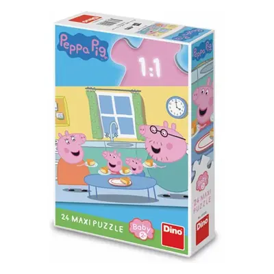 Puzzle 24 maxi Peppa Pig oběd