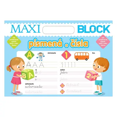 Maxi block písmená a čísla