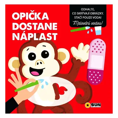 Opička dostane náplast