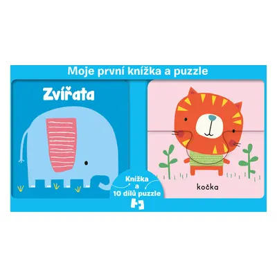 Moje první knížka a puzzle Zvířata