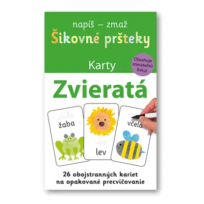 Šikovné pršteky Zvieratá (napiš - zmaž)