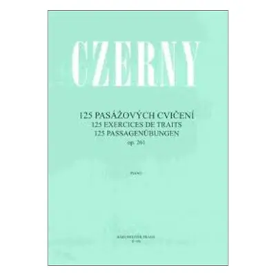 125 pasážových cvičení op. 261