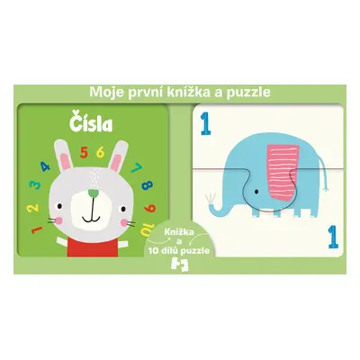 Moje první knížka a puzzle Čísla