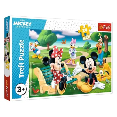 Puzzle Mickey Mouse Mezi přáteli MAXI