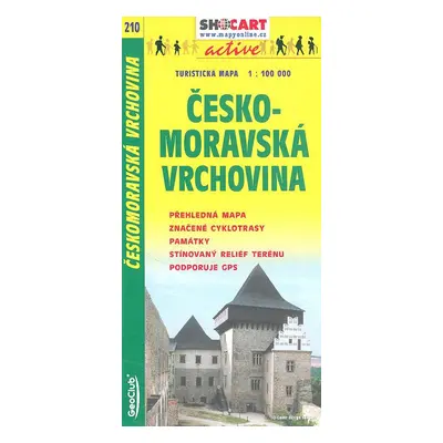 Českomoravská vrchovina, Železné hory 1:100 000