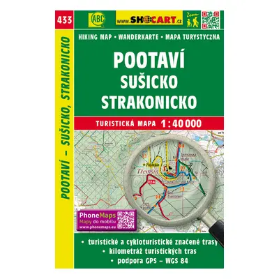 Pootaví, Sušicko, Strakonicko 1:40 000