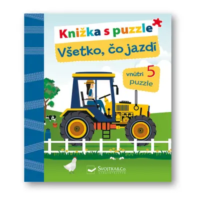 Knižka s puzzle Všetko, čo jazdí