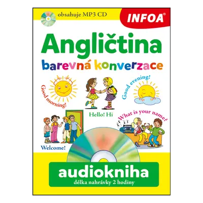 Angličtina barevná konverzace Audiokniha délka nahrávky 2 hodiny