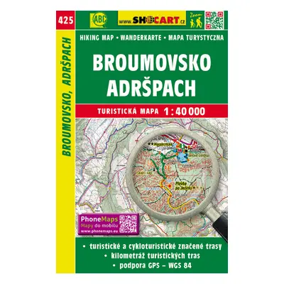 Broumovsko Adršpach 1:40 000