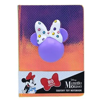 Notebook se squishy hračkou Minnie