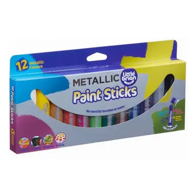 LITTLE BRIAN PAINT STICKS metalické barvy, 12-pack