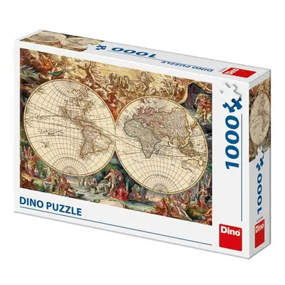 Puzzle 1000 Historická mapa