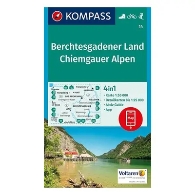 Bertesgadener Land, Chiemgauer Alpen 14 NKOM 1:50T