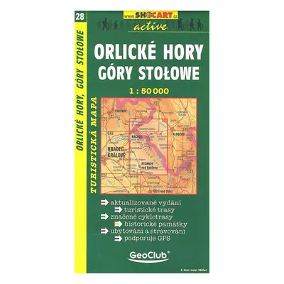 Orlické hory Góry Stołowe 1:50 000