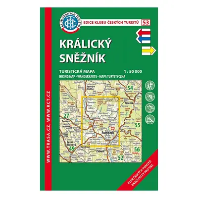 KČT 53 Kralický Sněžník 1:50 000