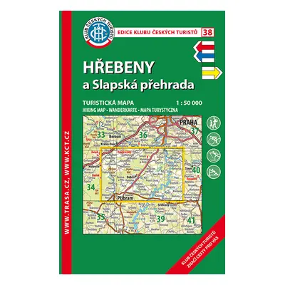 KČT 38 Hřebeny a Slapská přehrada