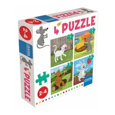 4 puzzle myška