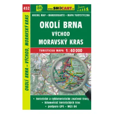 Okolí Brna východ, Moravský kras 1:40 000