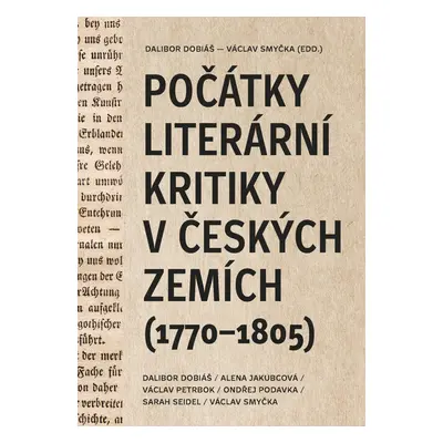 Počátky literární kritiky v českých zemích