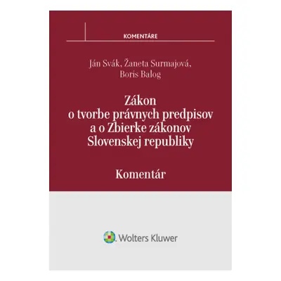 Zákon o tvorbe právnych predpisov a o Zbierke zákonov SR