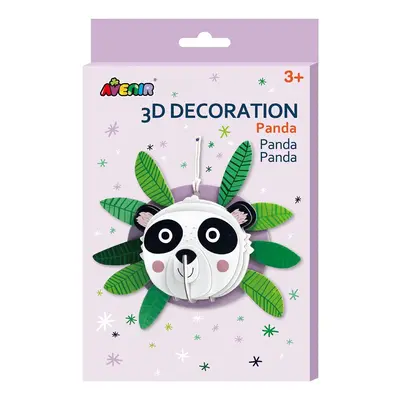 3D dekorace na zeď Panda