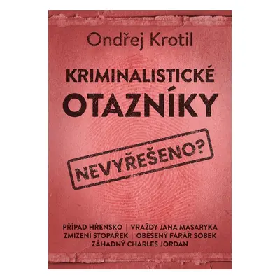 Kriminalistické otazníky