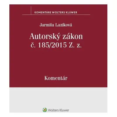 Autorský zákon č. 185/2015 Z. z