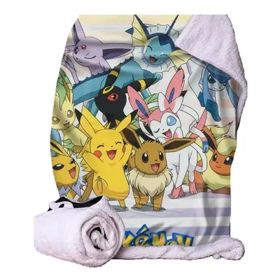 Přehoz Pokemon Evee 100x150 cm