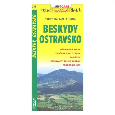 Beskydy Ostravsko 1:100 000