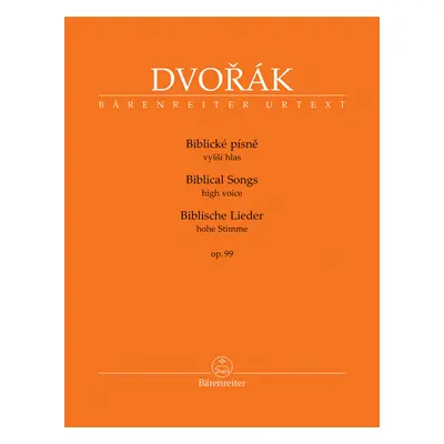 Biblické písně vyšší hlas, op. 99