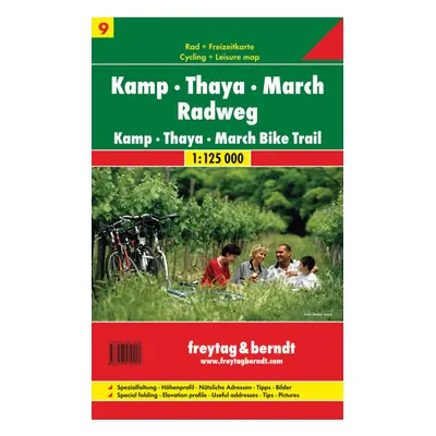 Cyklomapa Kamp-Thaya-March Radweg 1:125 000