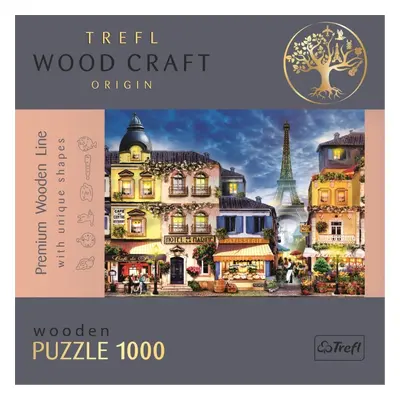 Dřevěné puzzle Francouzská ulice 1000 dílků