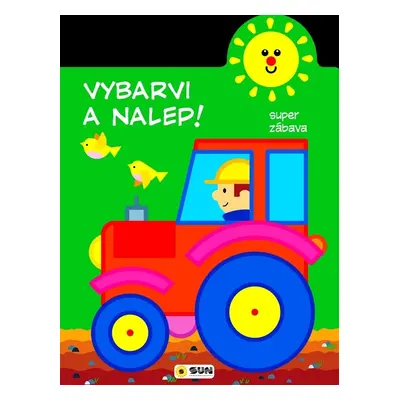 Vybarvi a nalep! Traktor