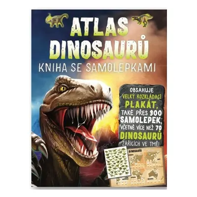 Atlas dinosaurů Kniha se samolepkami