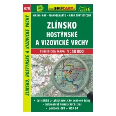 Zlínsko, Hostýnské a Vizovické vrchy 1:40 000