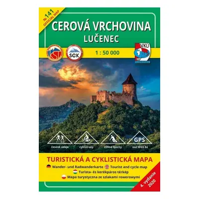 Cerová vrchovina - Lučenec 1 : 50 000